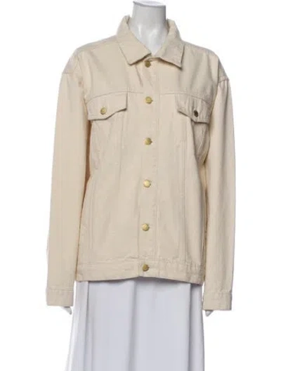 Pre-owned Triarchy Denim Jacket In Neutral