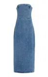 Triarchy Frenchie Denim Dress In Blue