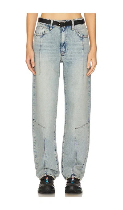 Triarchy Goldie Mid Rise Darted Straight Leg In Gray