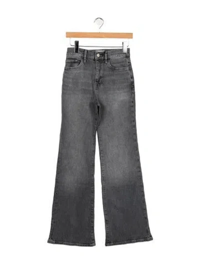 Pre-owned Triarchy High-rise Flared Jeans W/ Tags In Grey