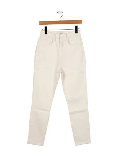 Pre-owned Triarchy High-rise Skinny Leg Jeans In Neutral
