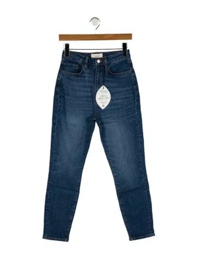 Pre-owned Triarchy High-rise Skinny Leg Jeans W/ Tags In Blue