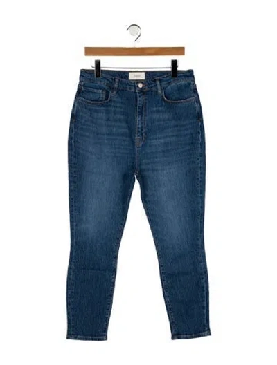 Pre-owned Triarchy High-rise Skinny Leg Jeans W/ Tags In Blue