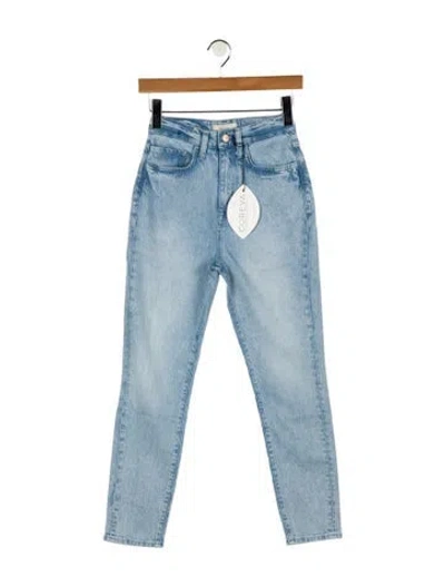 Pre-owned Triarchy High-rise Skinny Leg Jeans W/ Tags In Blue