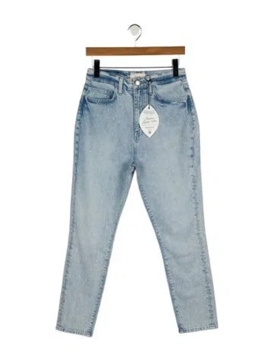 Pre-owned Triarchy High-rise Skinny Leg Jeans W/ Tags In Blue