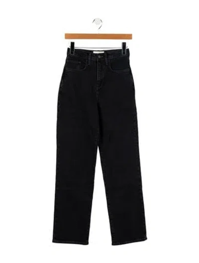 Pre-owned Triarchy High-rise Straight Leg Jeans W/ Tags In Black