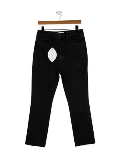 Pre-owned Triarchy High-rise Straight Leg Jeans W/ Tags In Black