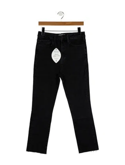 Pre-owned Triarchy High-rise Straight Leg Jeans W/ Tags In Black