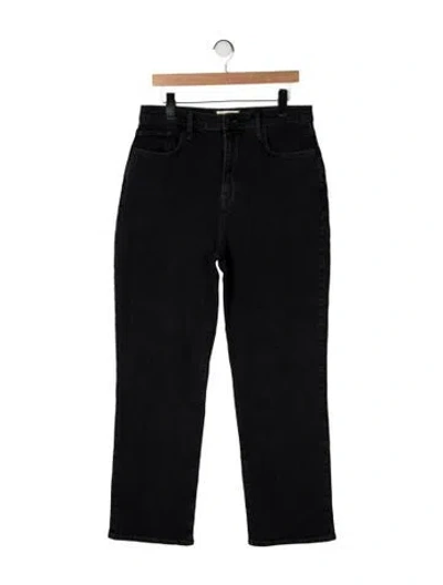 Pre-owned Triarchy High-rise Straight Leg Jeans W/ Tags In Black