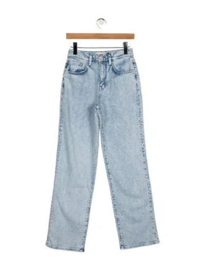 Pre-owned Triarchy High-rise Straight Leg Jeans W/ Tags In Blue