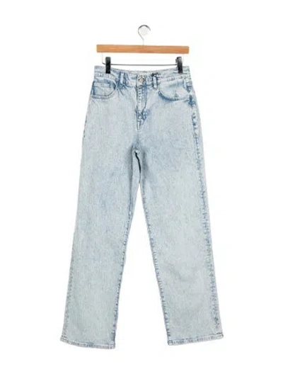 Pre-owned Triarchy High-rise Straight Leg Jeans W/ Tags In Blue
