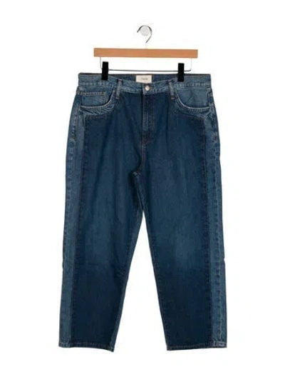 Pre-owned Triarchy High-rise Wide Leg Jeans In Blue