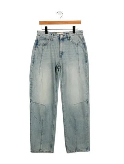 Pre-owned Triarchy High-rise Wide Leg Jeans In Blue