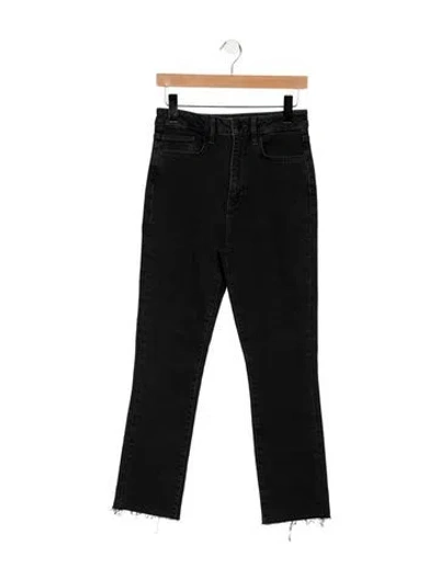 Pre-owned Triarchy High-rise Wide Leg Jeans In Grey