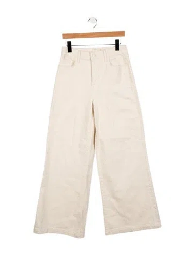 Pre-owned Triarchy High-rise Wide Leg Jeans In Neutral