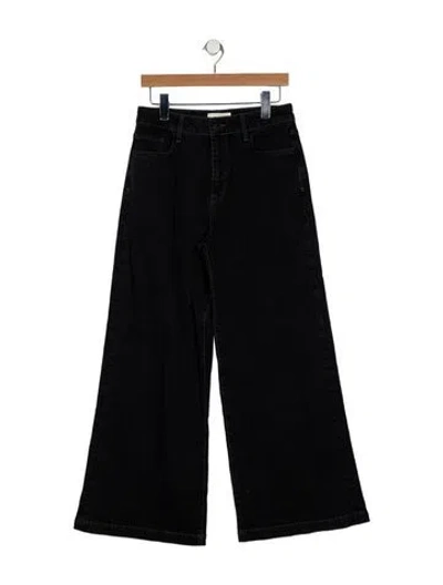 Pre-owned Triarchy High-rise Wide Leg Jeans W/ Tags In Black