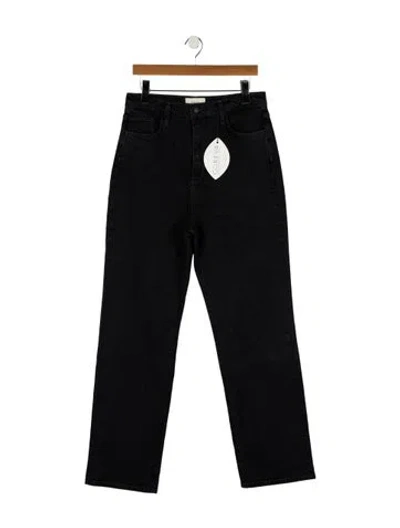 Pre-owned Triarchy High-rise Wide Leg Jeans W/ Tags In Black