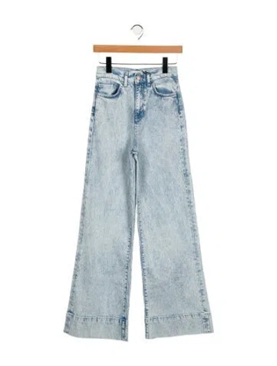 Pre-owned Triarchy High-rise Wide Leg Jeans W/ Tags In Blue