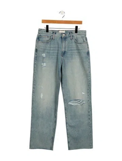 Pre-owned Triarchy High-rise Wide Leg Jeans W/ Tags In Blue