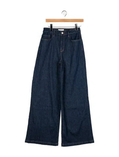 Pre-owned Triarchy High-rise Wide Leg Jeans W/ Tags In Blue
