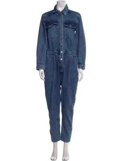 Pre-owned Triarchy Jumpsuit In Blue