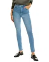 Triarchy Light Indigo High-rise Skinny Jean In Blue