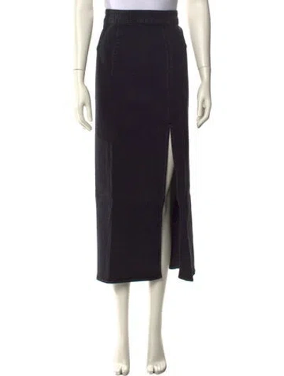 Pre-owned Triarchy Midi Length Skirt W/ Tags In Black