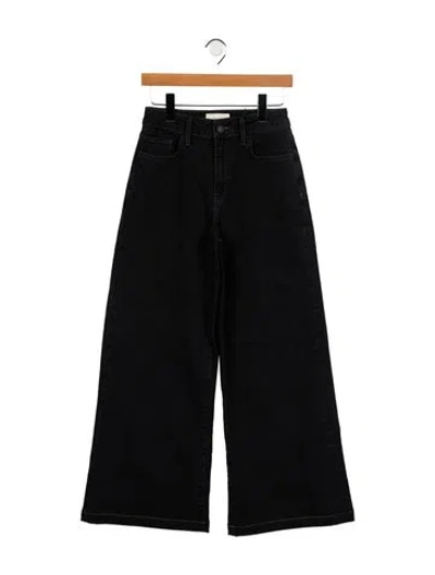 Pre-owned Triarchy Mid-rise Wide Leg Jeans W/ Tags In Black