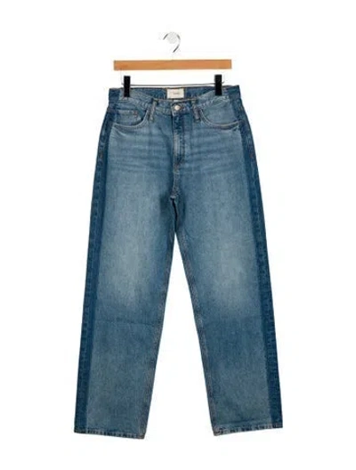 Pre-owned Triarchy Mid-rise Wide Leg Jeans W/ Tags In Blue