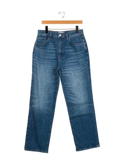 Pre-owned Triarchy Mid-rise Wide Leg Jeans W/ Tags In Blue