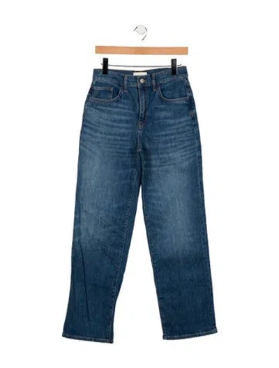 Pre-owned Triarchy Mid-rise Wide Leg Jeans W/ Tags In Blue