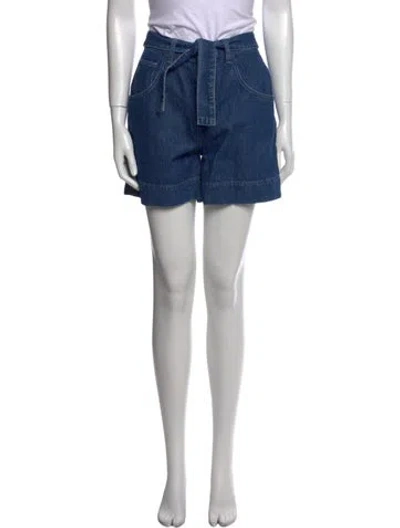 Pre-owned Triarchy Mini Shorts In Blue