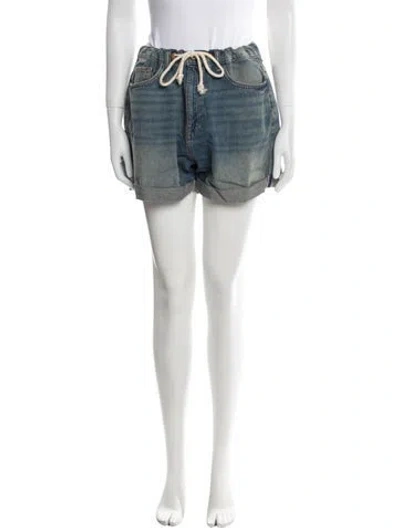 Pre-owned Triarchy Mini Shorts In Blue