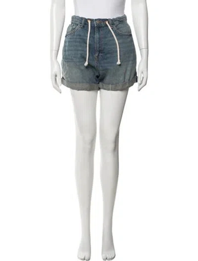 Pre-owned Triarchy Mini Shorts In Blue
