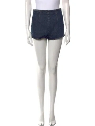 Pre-owned Triarchy Mini Shorts W/ Tags In Blue