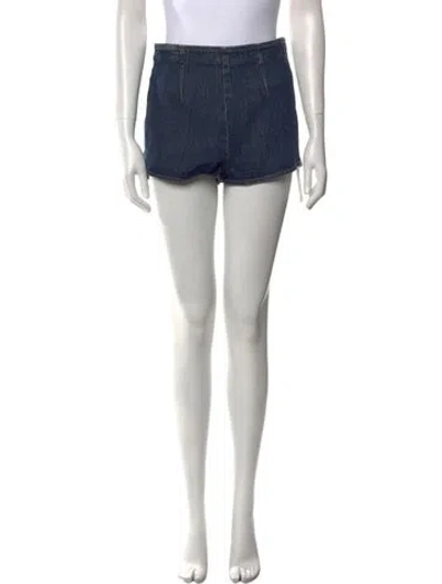Pre-owned Triarchy Mini Shorts W/ Tags In Blue