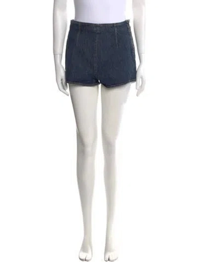 Pre-owned Triarchy Mini Shorts W/ Tags In Blue