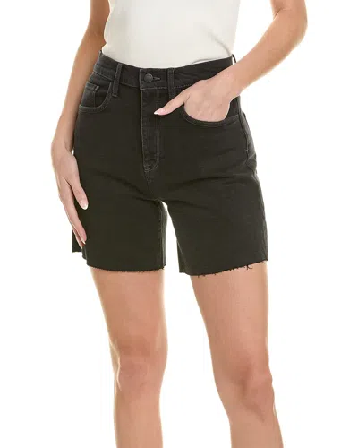 TRIARCHY TRIARCHY MS. FLORENCE-MID LOVED BLACK HIGH-RISE CUT-OFF SHORT