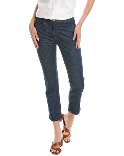 Triarchy Ms. Hawn Dark Indigo High-rise Cropped Loose Skinny Jean In Blue