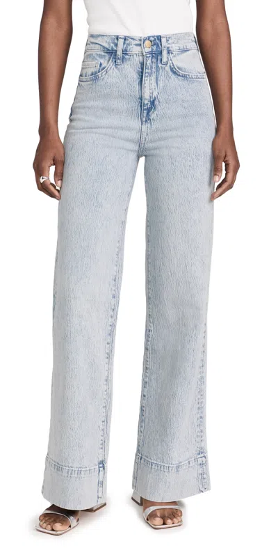 Triarchy Ms. Onassis V-high Rise Wide Leg Jeans Summer Light Indigo