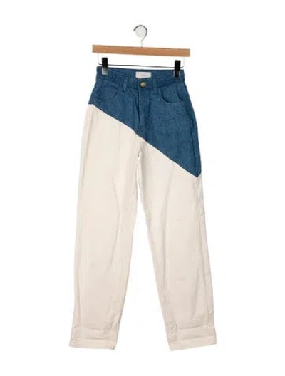 Pre-owned Triarchy Straight Leg Pants In Neutral
