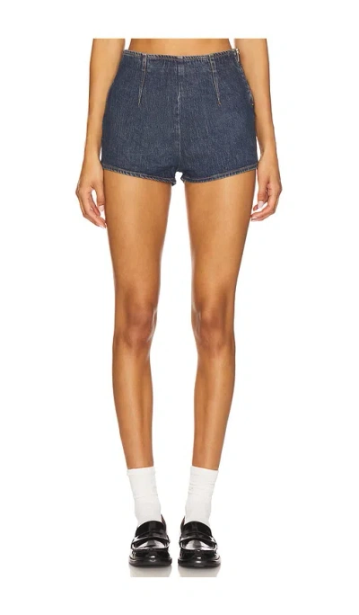 Triarchy Velma Hot Short In Mailbu Vintage Indigo