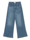 Triarchy Wide-leg Jeans In Blue