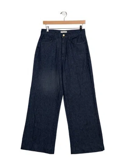 Pre-owned Triarchy Wide Leg Pants In Blue