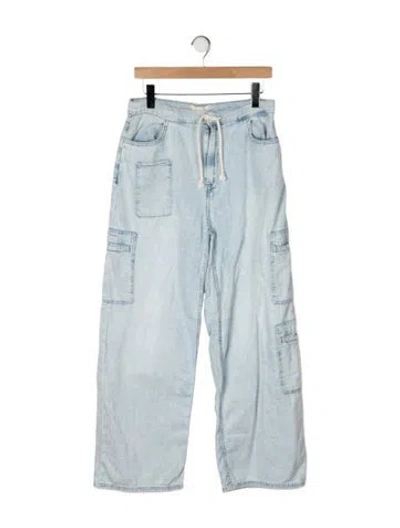 Pre-owned Triarchy Wide Leg Pants In Blue