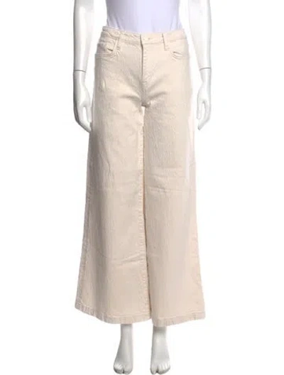 Pre-owned Triarchy Wide Leg Pants In Neutrals