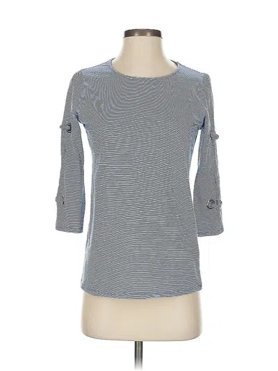 Pre-owned Tribal 3/4 Sleeve T-shirt In Gray