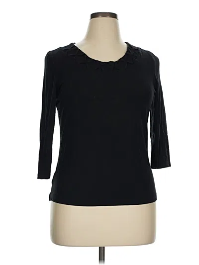 Pre-owned Tribal 3/4 Sleeve T-shirt In Black