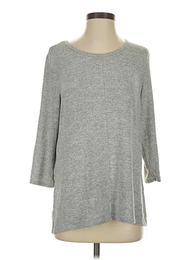 Pre-owned Tribal 3/4 Sleeve T-shirt In Gray