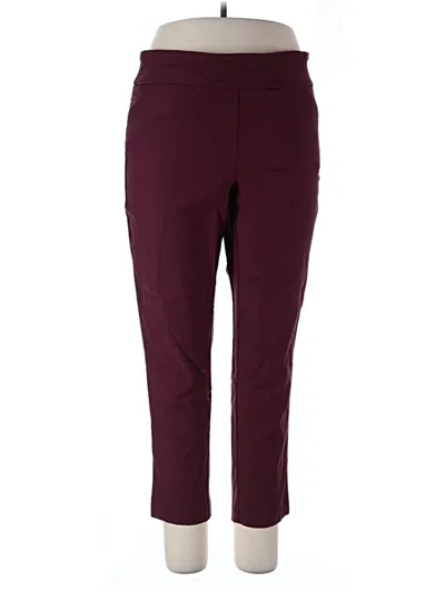 Pre-owned Tribal Active Pants In Burgundy